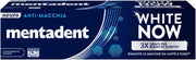 SET 4 DENTIFRICI MENTADENT WHITE NOW ANTI MACCHIA IN FORMATO DA 75 ML