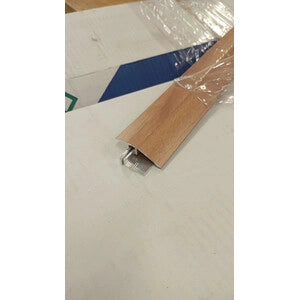 TERMINALE A SCIVOLO P/PARQUET NOCE NAT. 100 CM