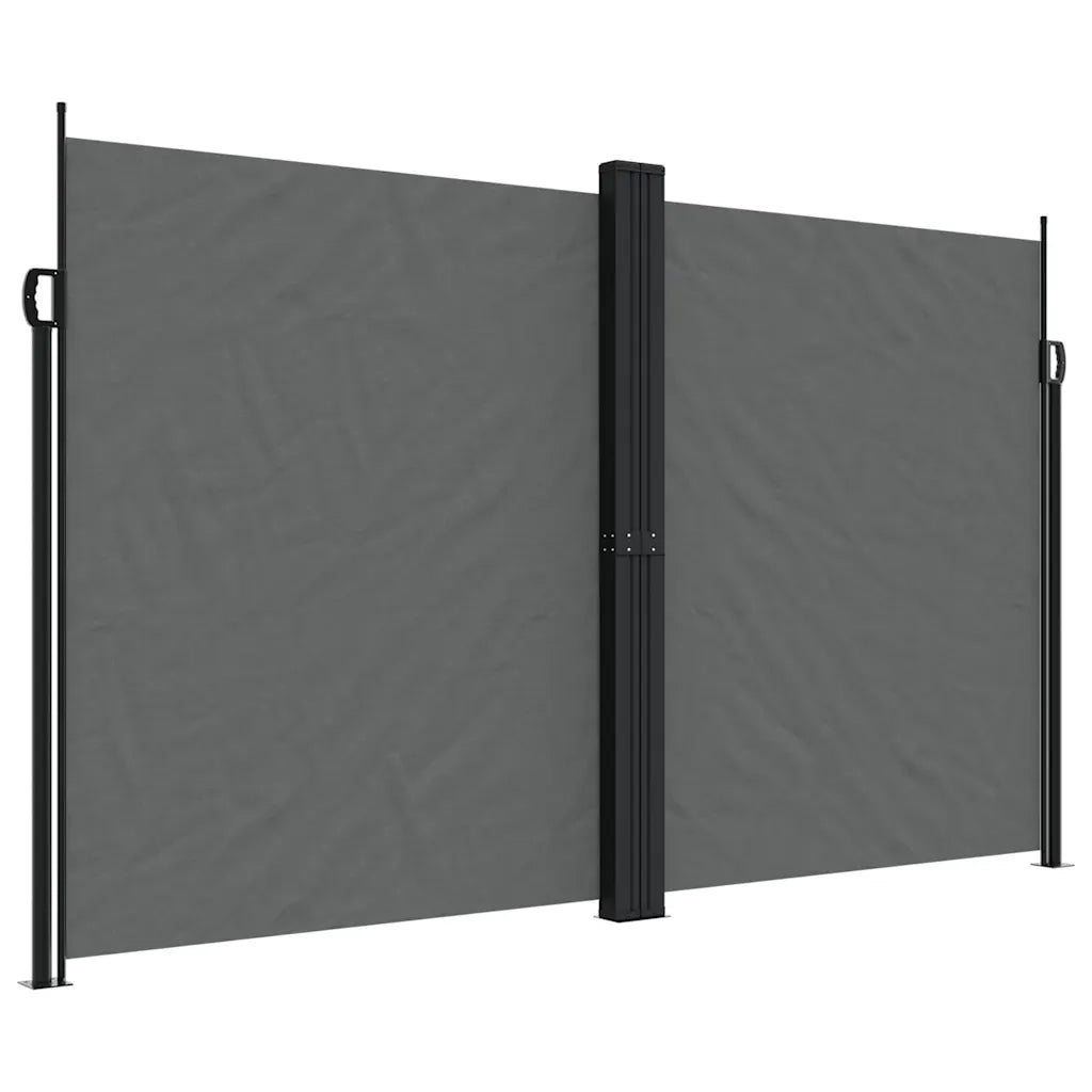 Tenda da Sole Laterale Retrattile-Tenda parasole per balcone Antracite 200x1000 cm 330226