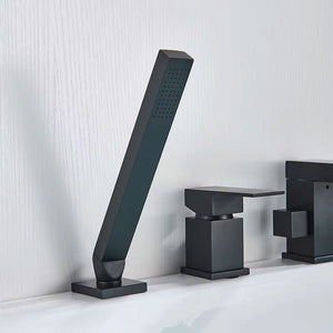 Rubinetto Da Vasca Rea Glen Black In Tre Parti