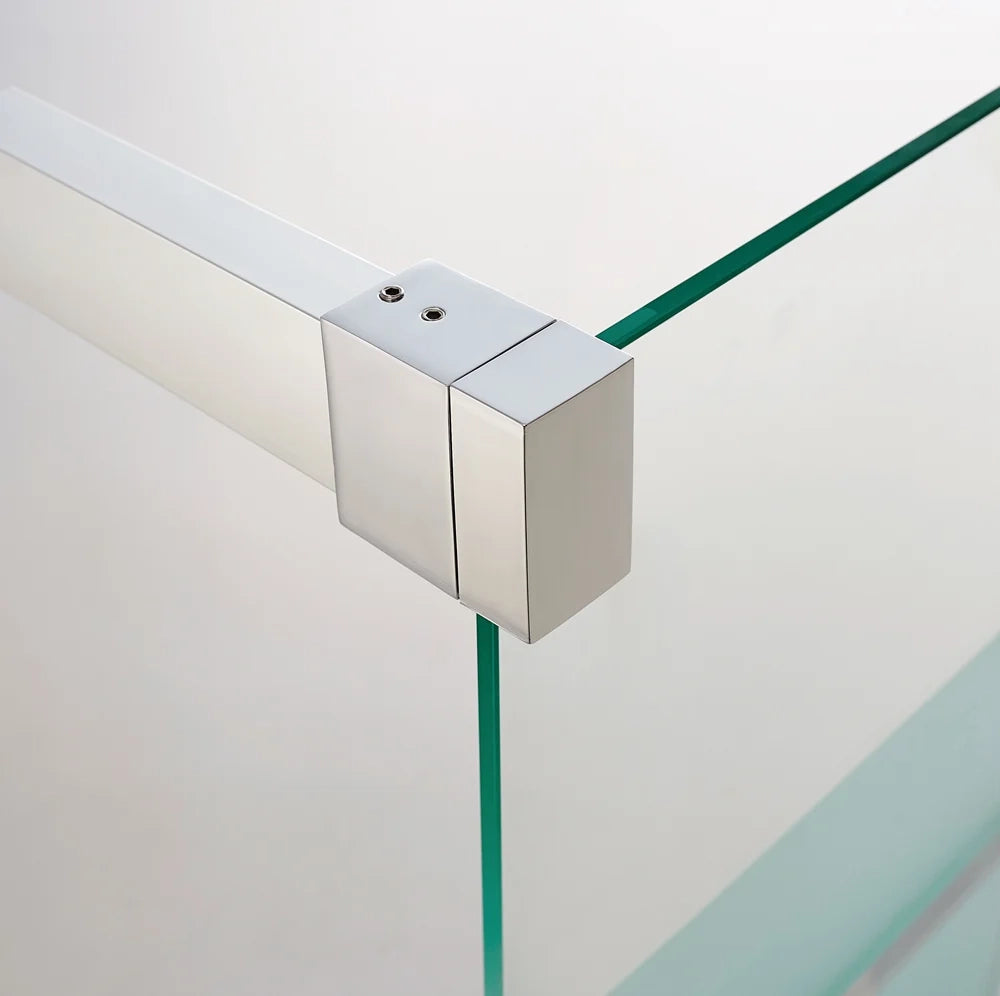 Box doccia angolare BASIC apertura al vertice 110x70 cm (105-109/65-70) oro vetro trasparente