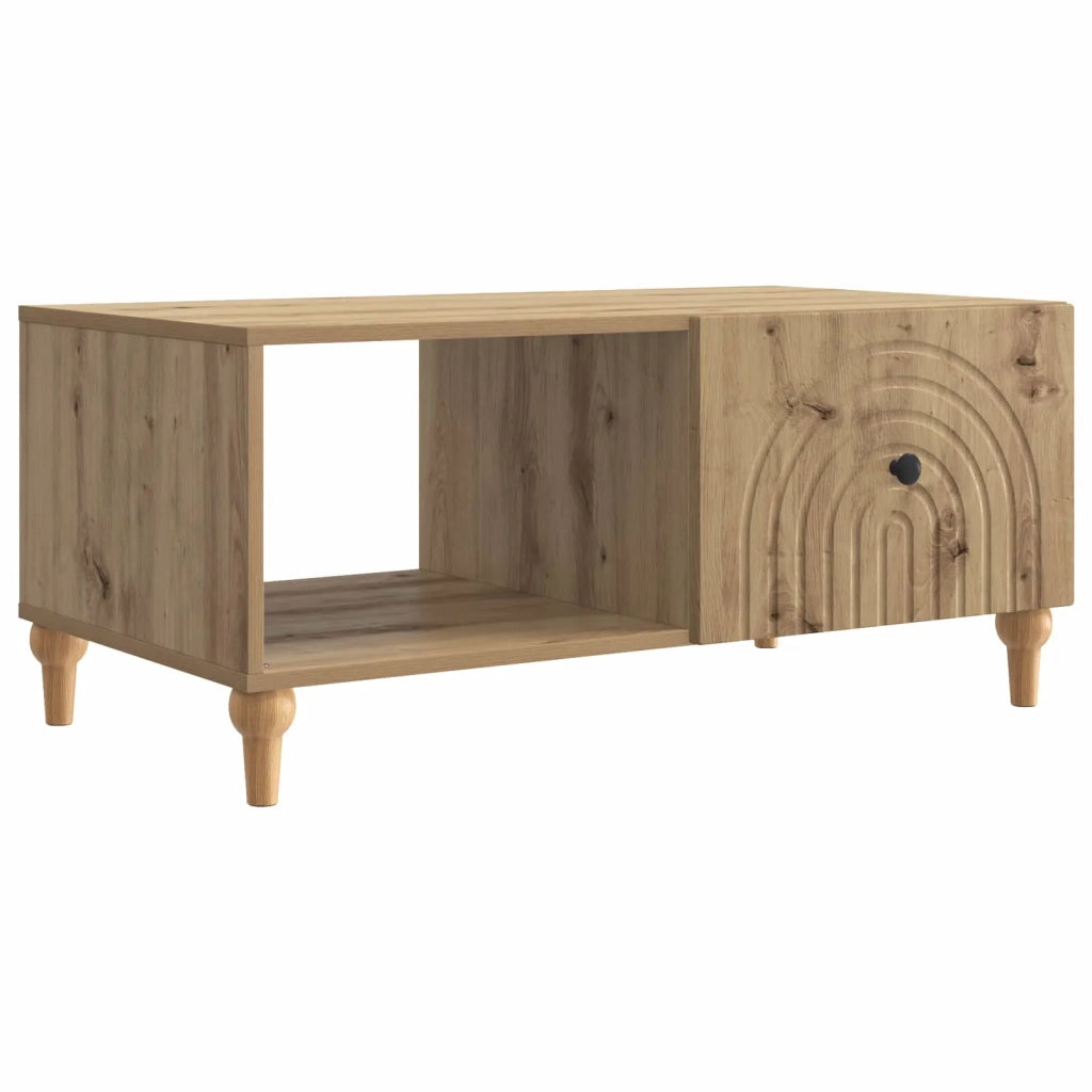 Tavolino da salotto Rovere Artigianale 90 x 50 x 40 cm