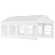 Tendostruttura 8x4x2.8m in acciaio 8 Finestre Bianco
