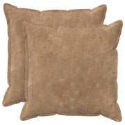 Cuscino con cuscino HOUTEN 2 pz Tortora Fleece in microfibra 936171