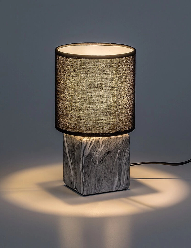 Lampada da tavolo Nalisa 1xE14 marmo nero Rabalux
