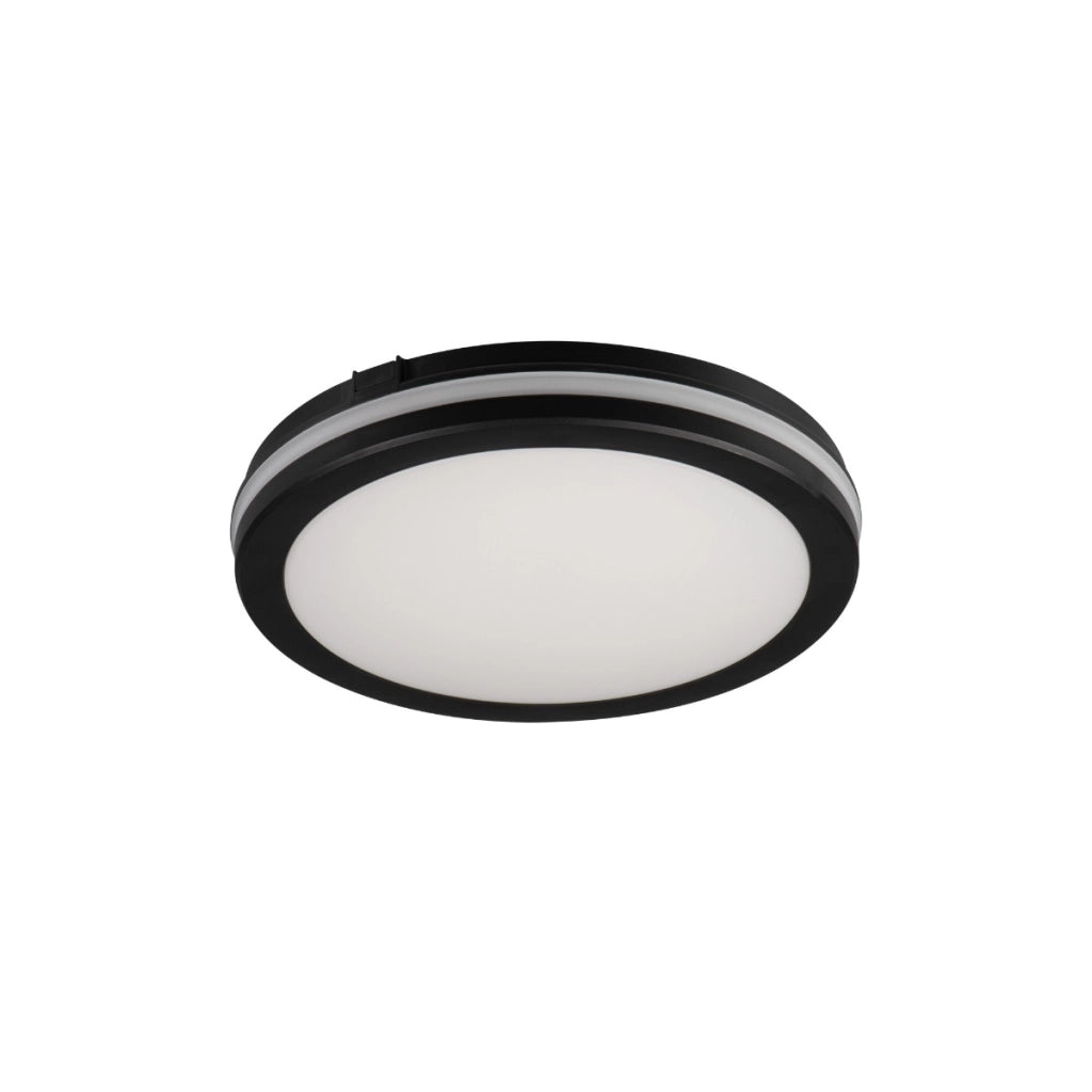 Plafoniera LED Kanlux BENO ECO nera 12W CCT IP65 20cm