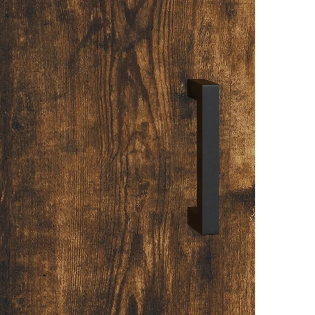 Credenza Rovere Fumo 34,5x34x90 cm in Legno Multistrato 830449
