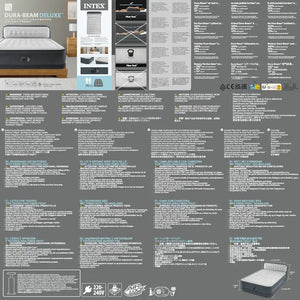 INTEX Materasso Dura-Beam Deluxe Ultra Plush Headboard Queen 86cm 3202967