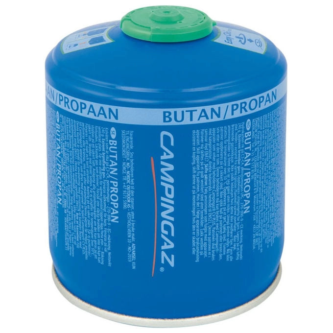 Campingaz cartuccia gas CV300 Plus, butano propano, valvola CV, 300 g, campeggio, fornelli e lampade