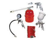 Set utensili pneumatici professionali 5 pz Einhell per compressori fino a 8 bar