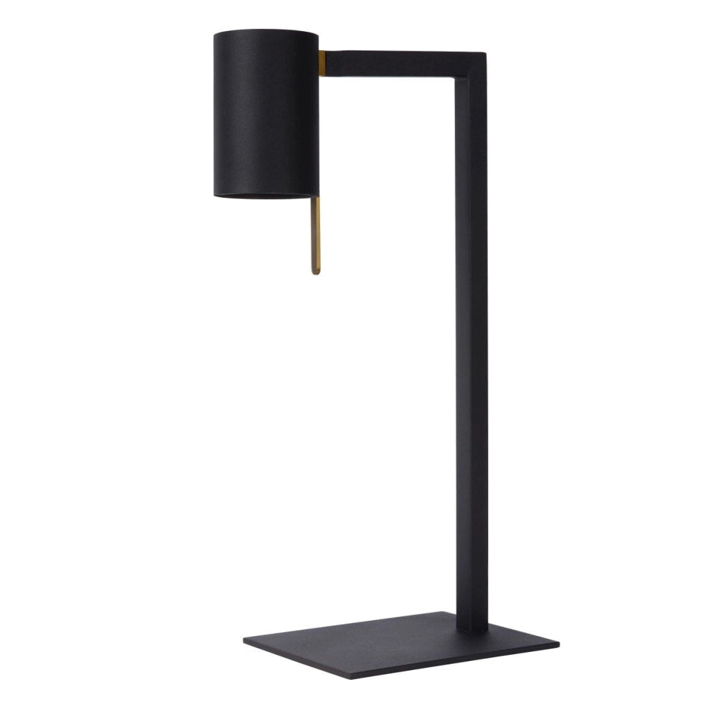 Lampada da scrivania Lucide Lesley nera GU10 35W in metallo