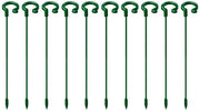 Supporti per piante in vetroresina - 40 pezzi - Supporti per piante a forma semicircolare - Anelli di sostegno per vaso - Supporti per giardino - Materiale vetroresinico resistente - Lunghezza 17/27 cm - Supporti per piante