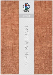 Struttura Vintage 2 in cartone terracotta - struttura in lino - 220 g/m² - 23 x 33 cm - 5 fogli - adatto per stampanti a getto d'inchiostro e laser
