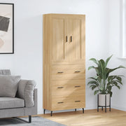 Credenza Rovere Sonoma 69,5x34x180 cm in Legno Multistrato 3199764