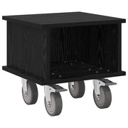 Supporto TV | Armadietto TV | Mobile Porta TV Rovere Nero 37 x 35 x 35 cm Legno multistrato