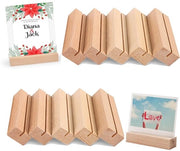 10 pezzi di cartellini in legno, robusti supporti in legno di betulla per posta, foto, memo, calendario, menu, decorazione elegante per tavola per compleanni, matrimoni, feste, anniversari