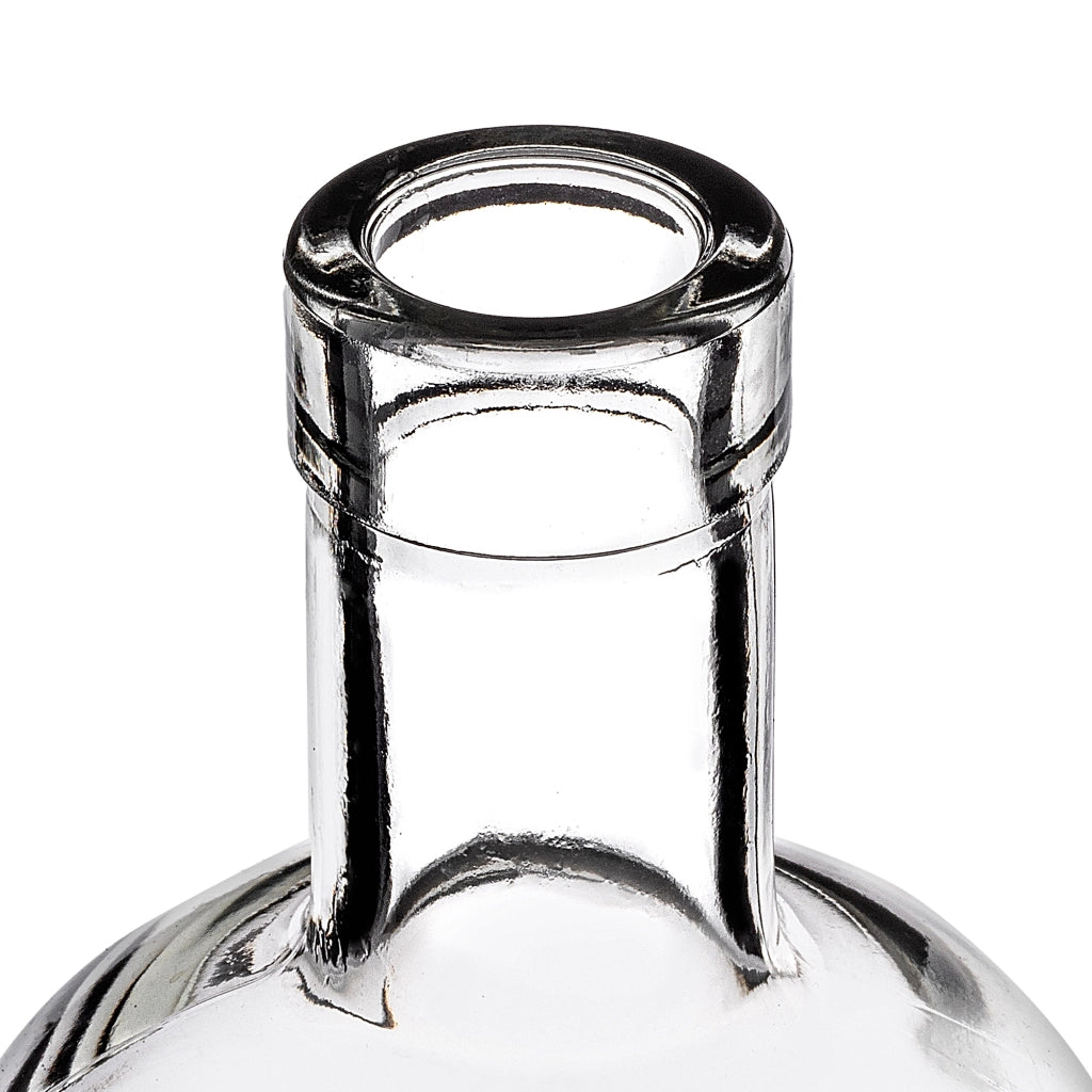 Bottiglie in vetro KADAX Tadek da 500 ml (0,5 l) per vino e liquori, confezione da 50 pezzi con tappo di sughero.