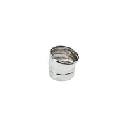Gomito curva acciaio inox 120mm 5 decimi aisi 304, scegli se  15 gradi