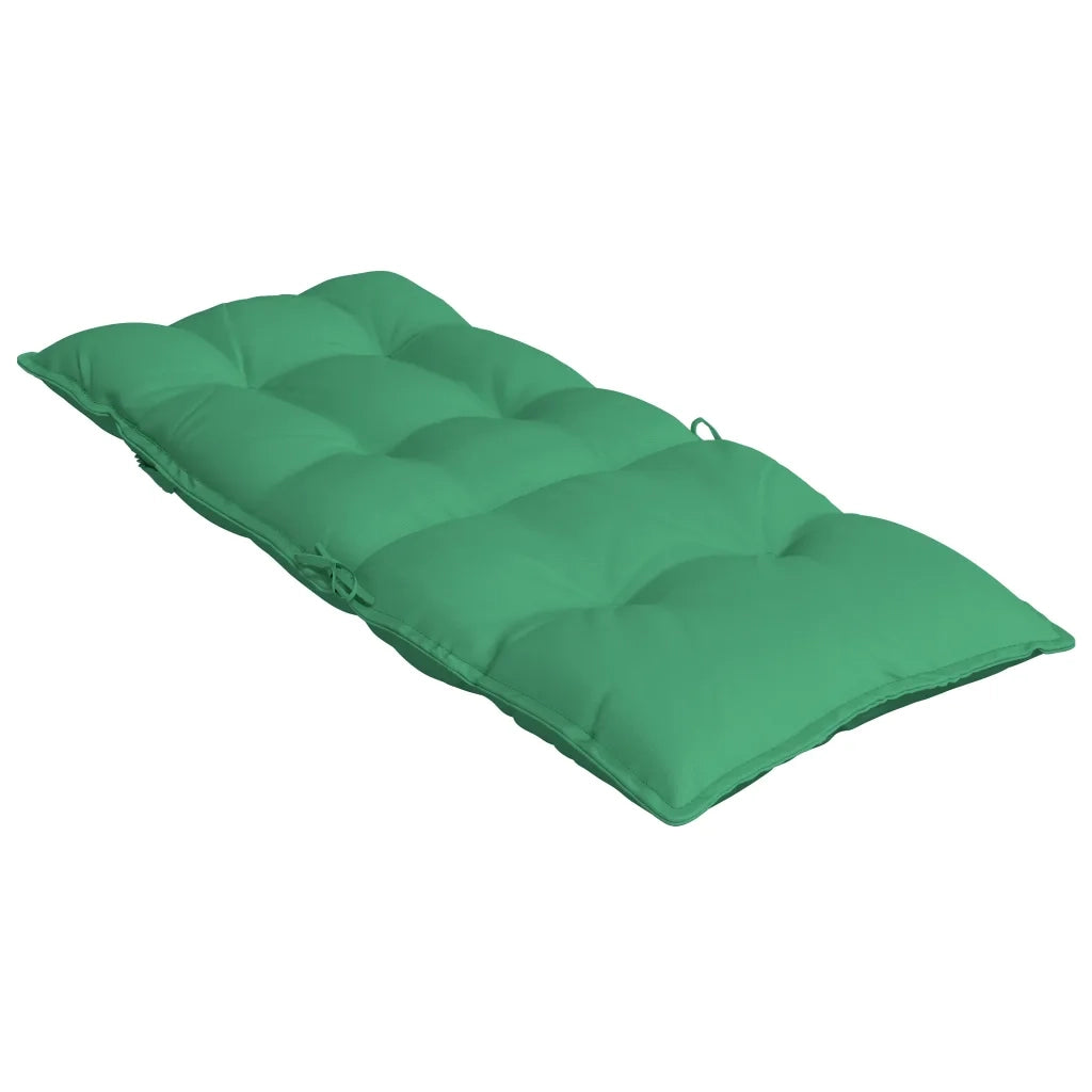 Cuscini per Sedia con Schienale Alto 4 pz | Cuscini per sedie Verde Tessuto Oxford