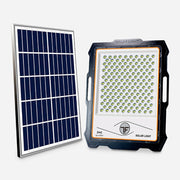FARO LED CON PANNELLO SOLARE CREPUSCOLARE 800W IP66 LM con telecomando - Benovo