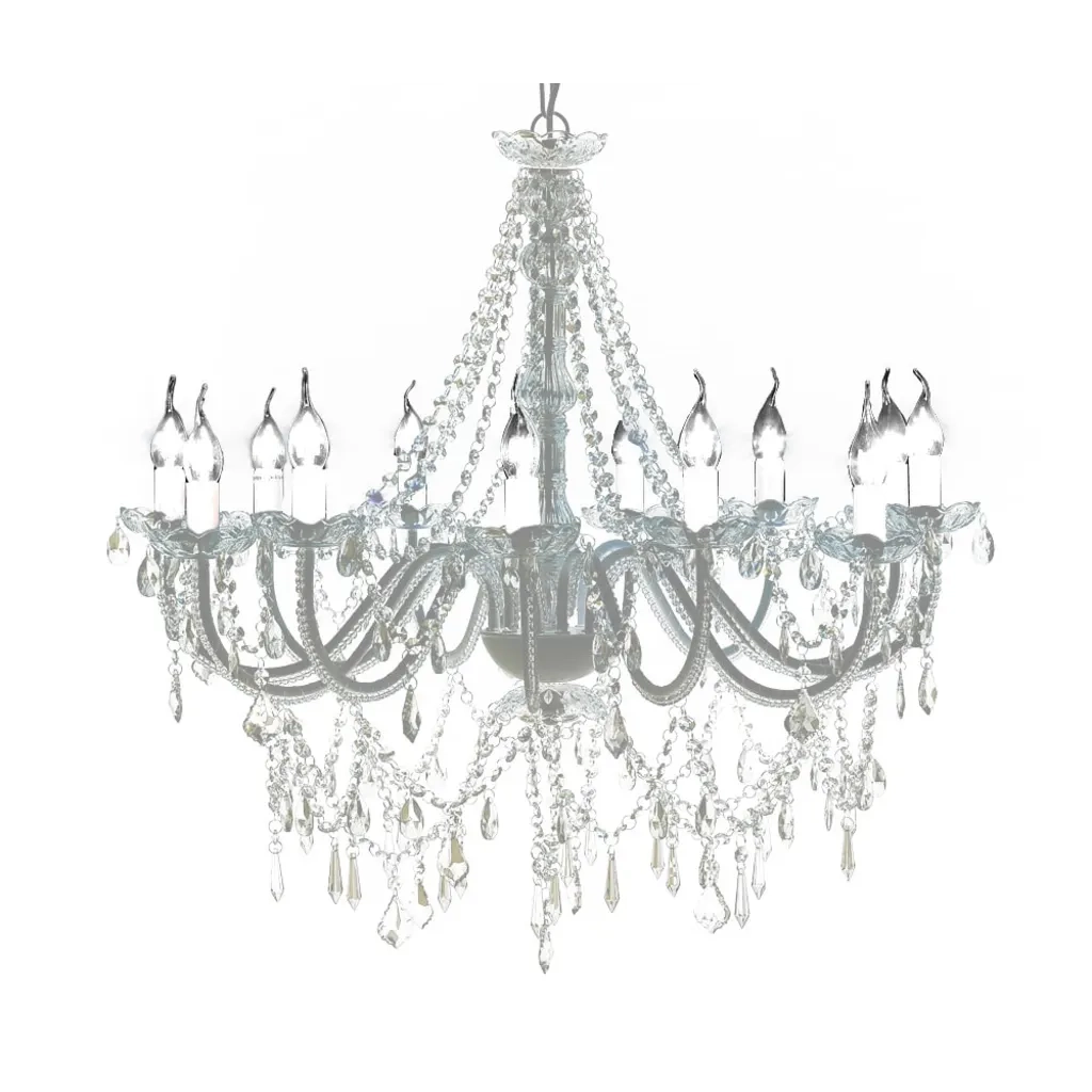 Lampadario classico vetro 1600 cristalli, a sospensione cod mxl 50187
