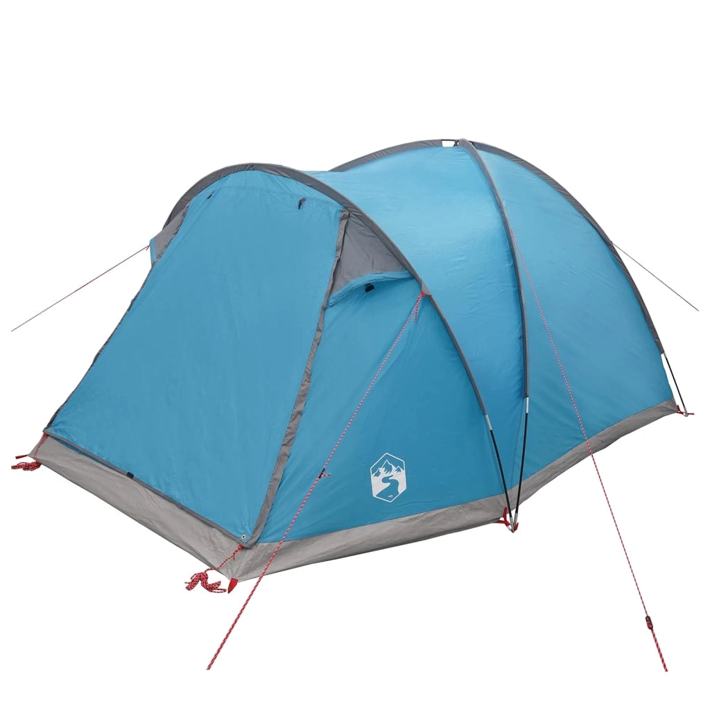 Tenda Capanna con tetto Blu 4 persone Poliestere e Acciaio 42028580