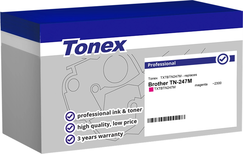 ORIGINAL Tonex toner magenta TXTBTN247M ~2300 Seiten