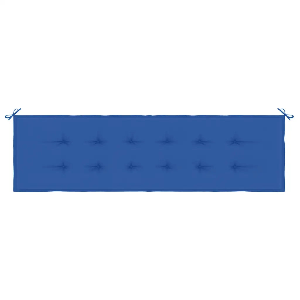 Cuscino per Panca Blu Reale 180x50x3 cm in Tessuto Oxford