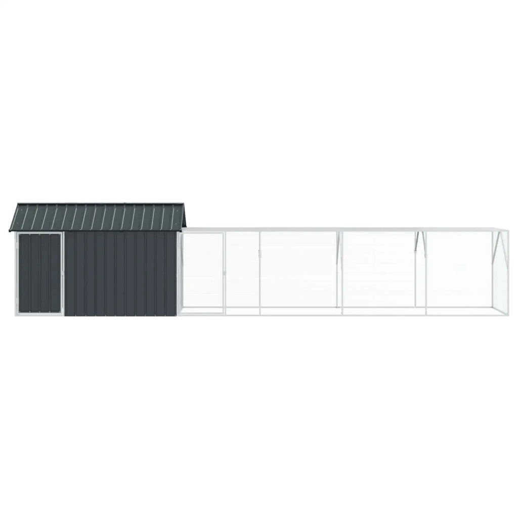 Gabbia per uccelli Antracite 619 x 111 x 142 cm Acciaio zincato 3325149