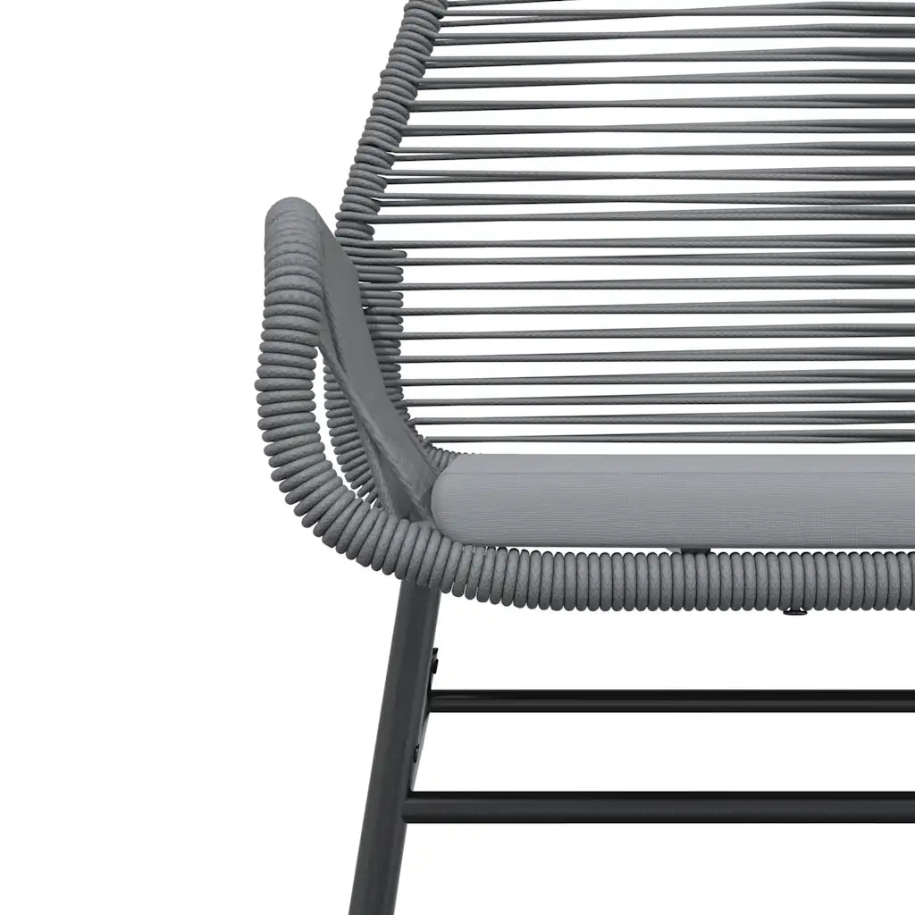 Set da Pranzo da Giardino 5 pz con Cuscini Polyrattan Vetro 3334579