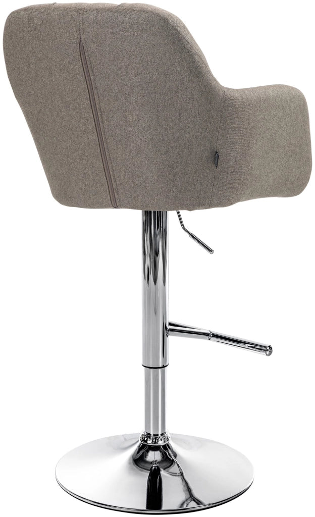 Barhocker Natoma Stoff chrom