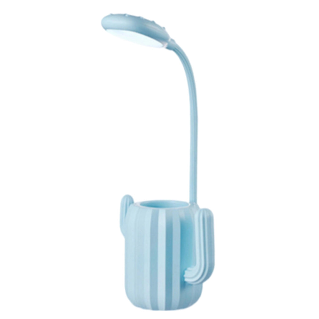 Portamatite con luce LED Stelo flessibile modello cactus Blu TechKidz