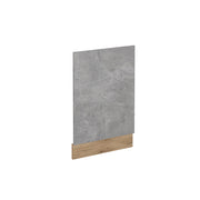 Pannello frontale R-Line Calcestruzzo/Rovere dorato 45 cm senza piano di lavoro Vicco