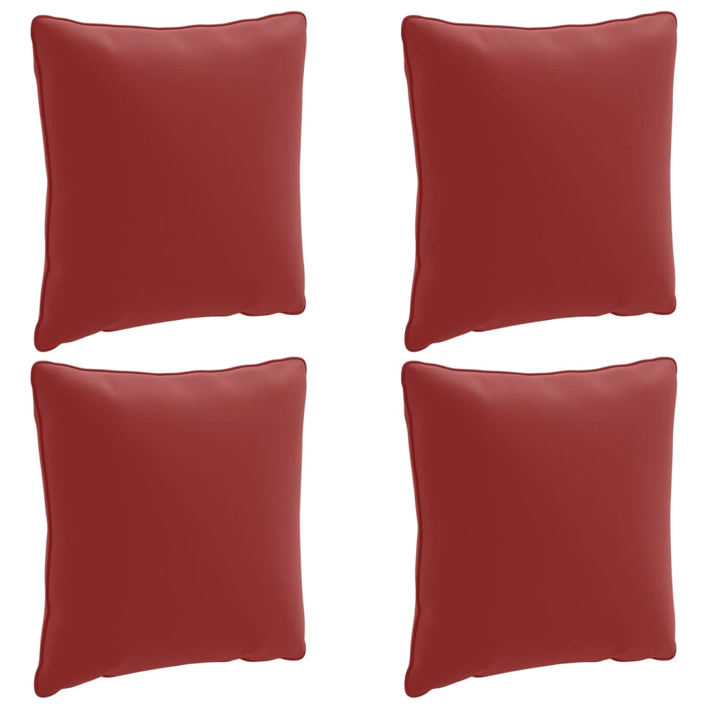 Cuscini per Schiena a 4 Pezzi PUTTEN 4 pcs 100% Poliestere 945164