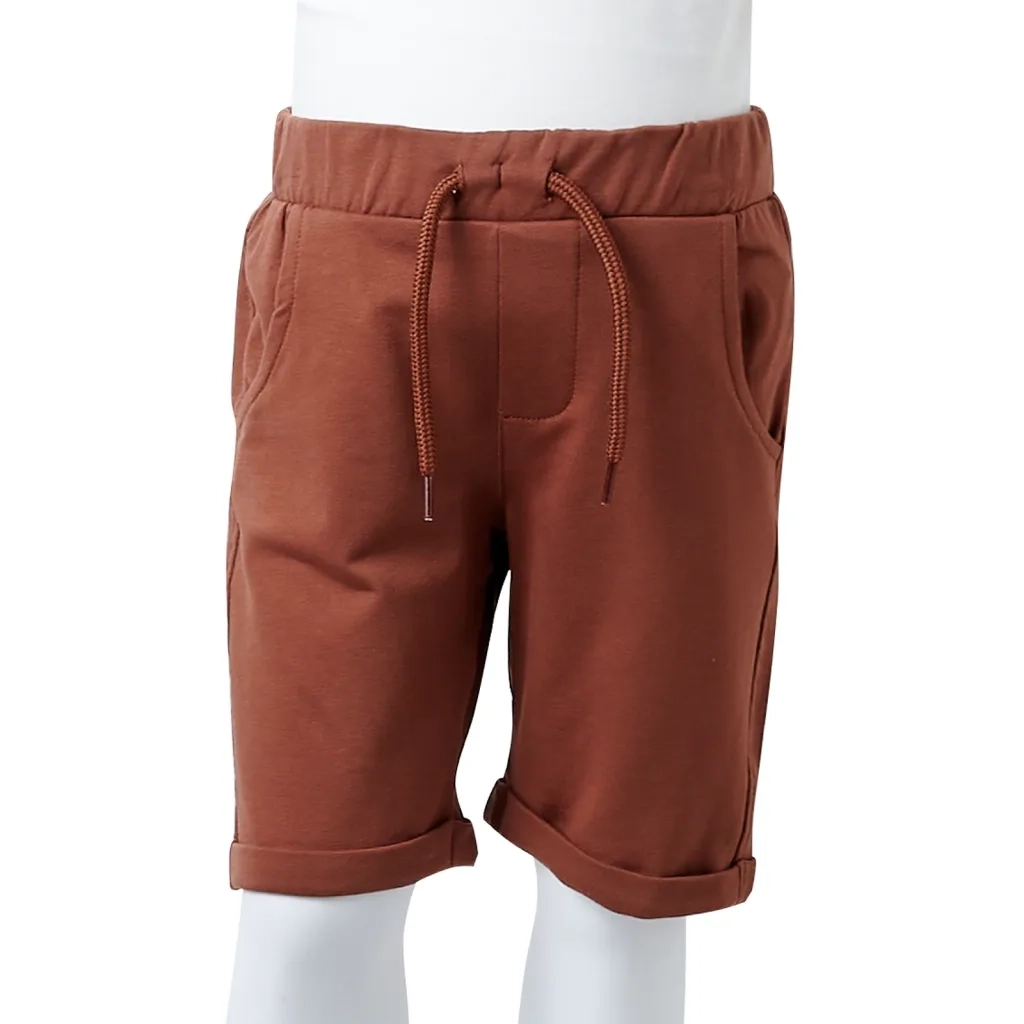 Pantaloncini per Bambini con Coulisse Marrone 116 CFW8411023