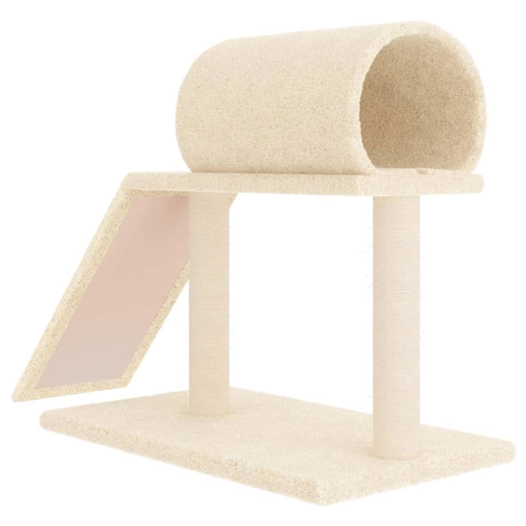 Tiragraffi con tunnel e scaletta 55,5 cm crema 02_0022798