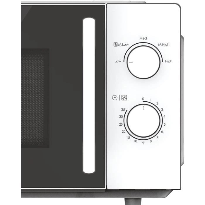CMW20SMWLI Microonde Mono CANDY Idea - 20 L - MO: 700 W - UI meccanico - 5 livelli di potenza - Bianco