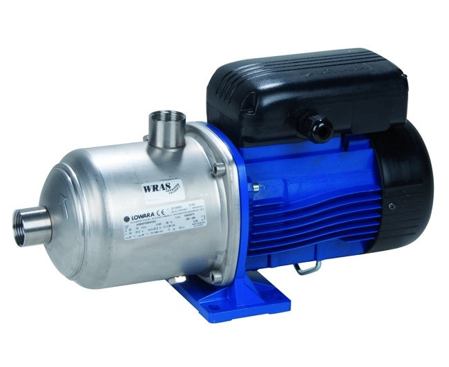 ELETTROPOMPA CENTRIFUGA MULTIGIRANTE IN ACCIAIO MONOFASE MOD.3HM HP 1,2  KW 0,95  230 V   LOWARA S.R.L.