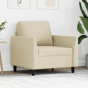 vidaXL Poltrona Crema 60 cm in Similpelle