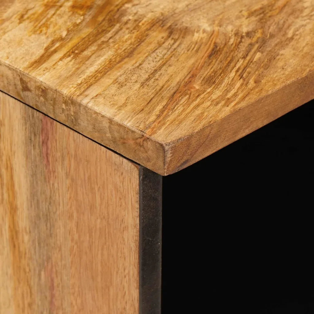 Mobile TV Marrone 100 x 33 x 46 cm Legno di mango massello 4018062