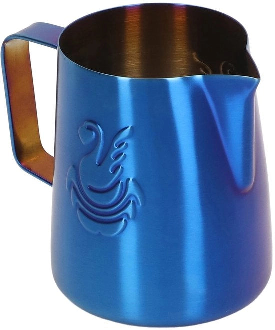 Arte del Caffè per Latte - 380 ml - Acciaio Inossidabile - Beccuccio con Uscita Laterale
