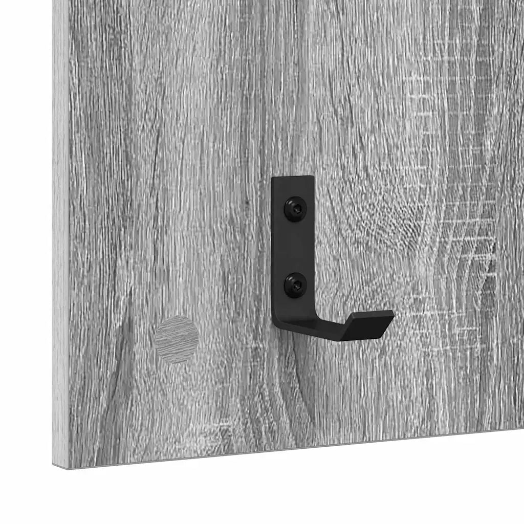 Appendiabiti a muro Grigio Sonoma 40 x 10 x 90 cm CFW6240314