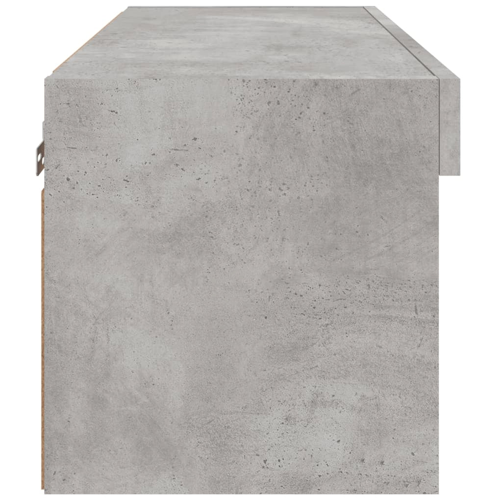 Mobile TV multimediale mensola TV credenza mobile TV per sala da pranzo soggiorno camera da letto con luci LED 60 x 30 x 30 cm grigio 02_0026606