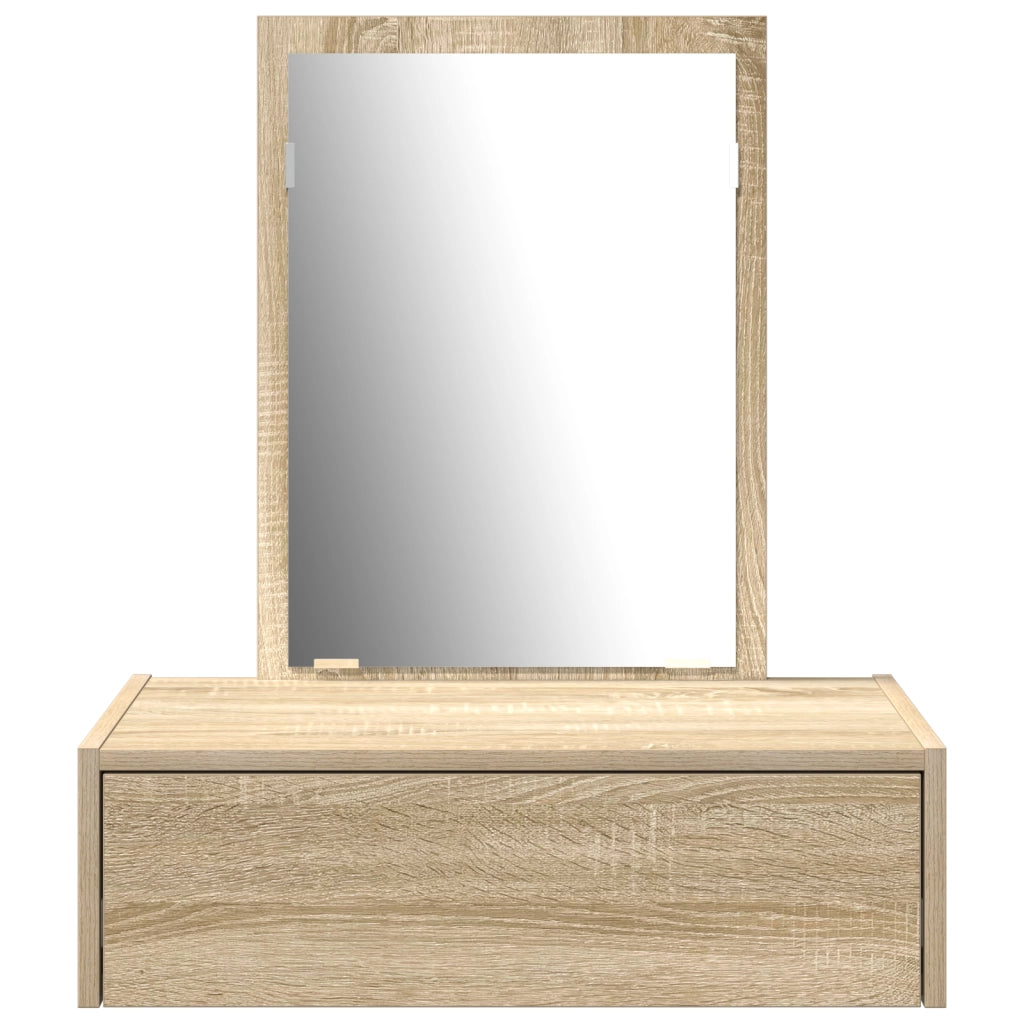 Specchiera a parete Rovere Sonoma 60x40x70 cm