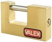 Valex catenaccio lucchetto spinotto serie pesante serrande 3 chiavi 70 mm
