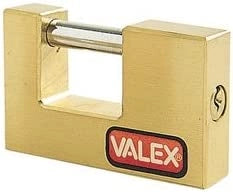 Valex catenaccio lucchetto spinotto serie pesante serrande 3 chiavi 70 mm