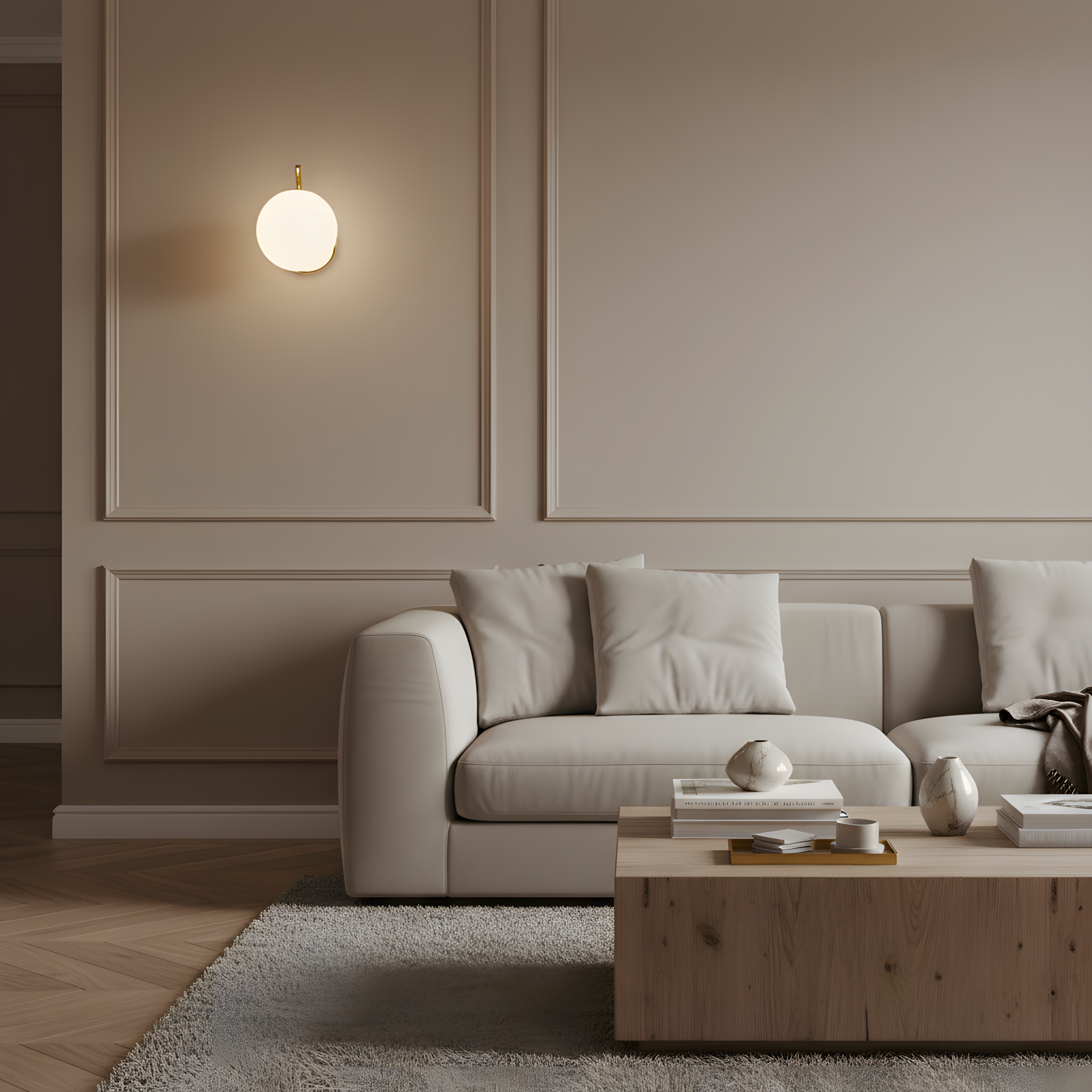 Lampada Da Parete G100-1w Gold