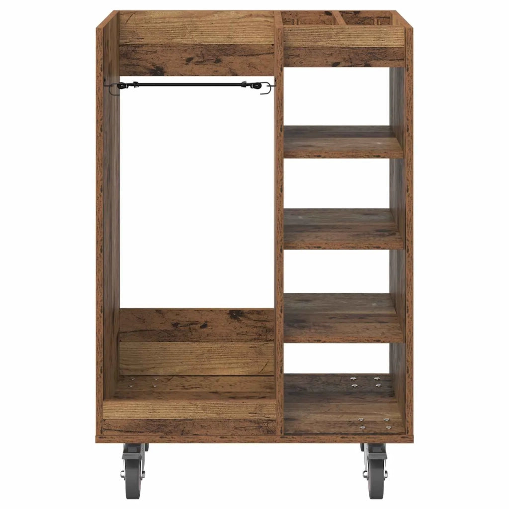 Armadio per Golf con ruota Legno vecchio 65 x 45 x 98 cm CFW1736570
