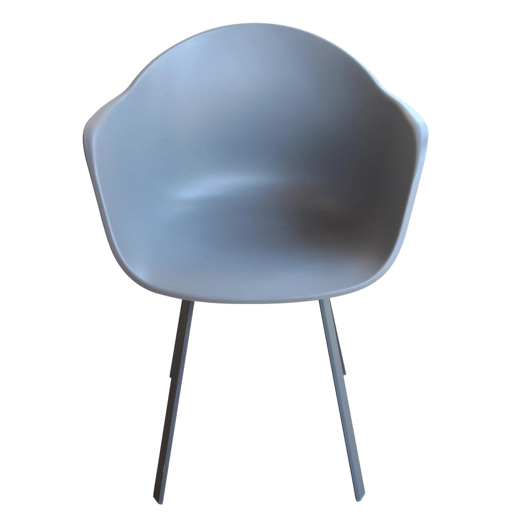 Poltrona da Giardino in Plastica Alluminio cm 63x55x79 - CLARK
