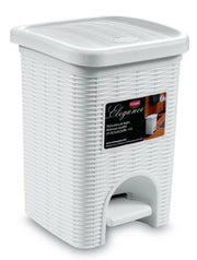 Stefanplast PATTUMIERA BAGNO ELEGANCE Lt. 6-cm. 20,5x20,5x28 h col. Bianco